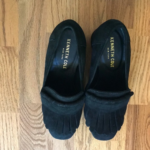 NIB Kenneth Cole Macey Black Round Toe Heels 5.5 - Picture 6 of 14